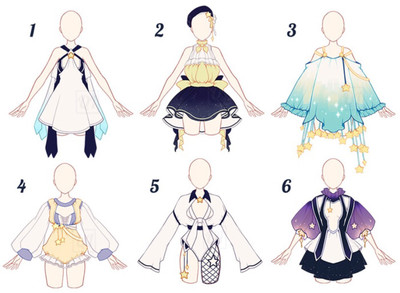 動漫服裝素材。