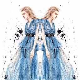 服裝手繪分享 時裝想象中的美就該這樣表達