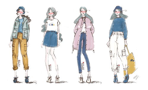 服裝設(shè)計稿 春篇